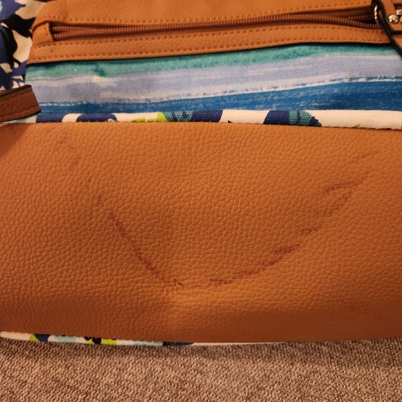 Rosetti Belfast Blue Floral Lizzy Tote Handbag Purse - Picture 6 of 9